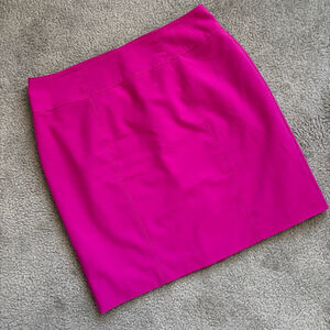 EUC Worthington plus size hot pink Aline skirt Career Wear Barbiecore | Size 16